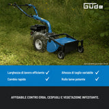 Flail mower for Güde GSM 501 walk-behind tractor