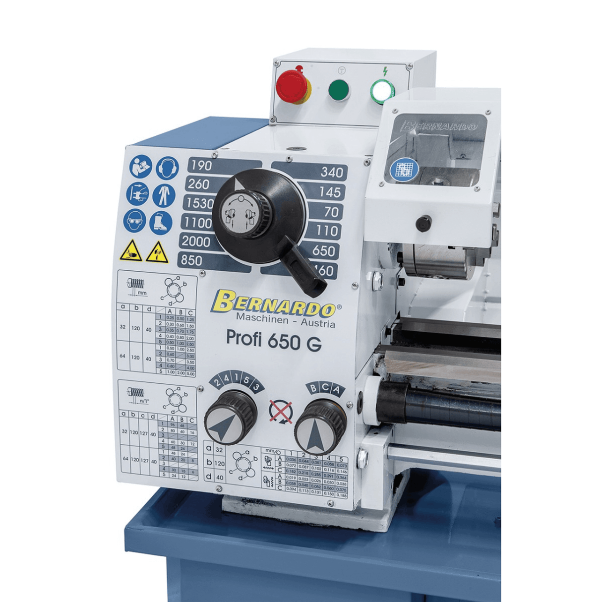 Lathe Bernardo Profi 650 G / 400 V – Robust and precise