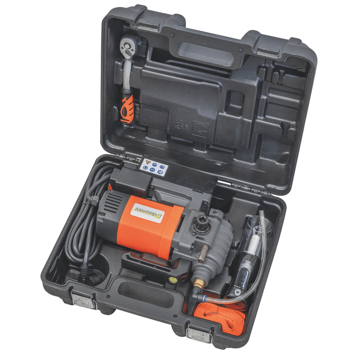 Bernardo Magnetic Core Drilling Machine MD 3850 – Ø 38 mm × 50 mm, fixed speed, 1650 W motor, 9.5 kg weight