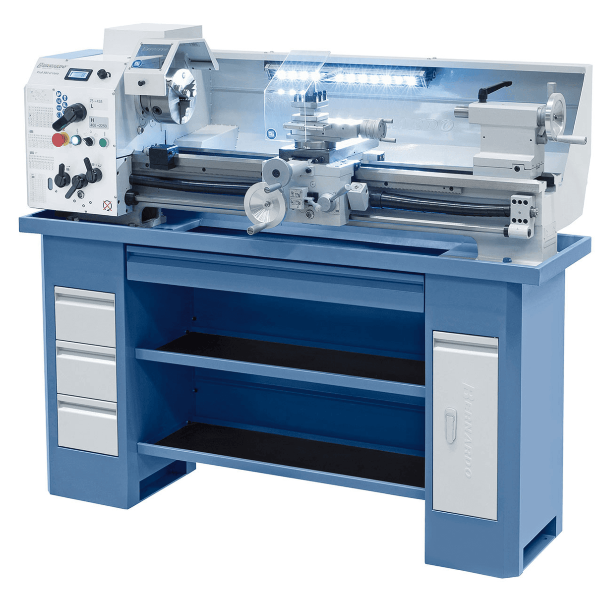 Lathe Bernardo Profi 880 G Vario / 400 V – Powerful and precise