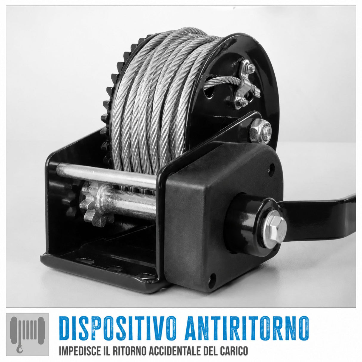 Güde Manual Winch 720 kg and 20 m