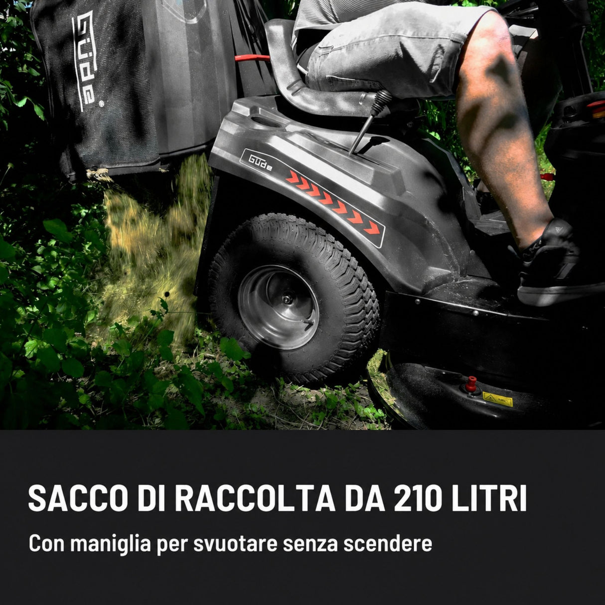 Güde GAR 960 T Hydrostat ride-on lawn mower