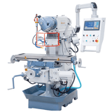 Bernardo UWF 110 Universal Milling Machine – 360° universal head, ISO 40, 1,120×260 mm table, 2.2 kW motor, ES-12 H 3-axis DRO