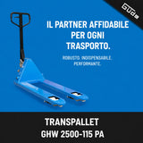 Manual pallet truck Güde 2500 kg