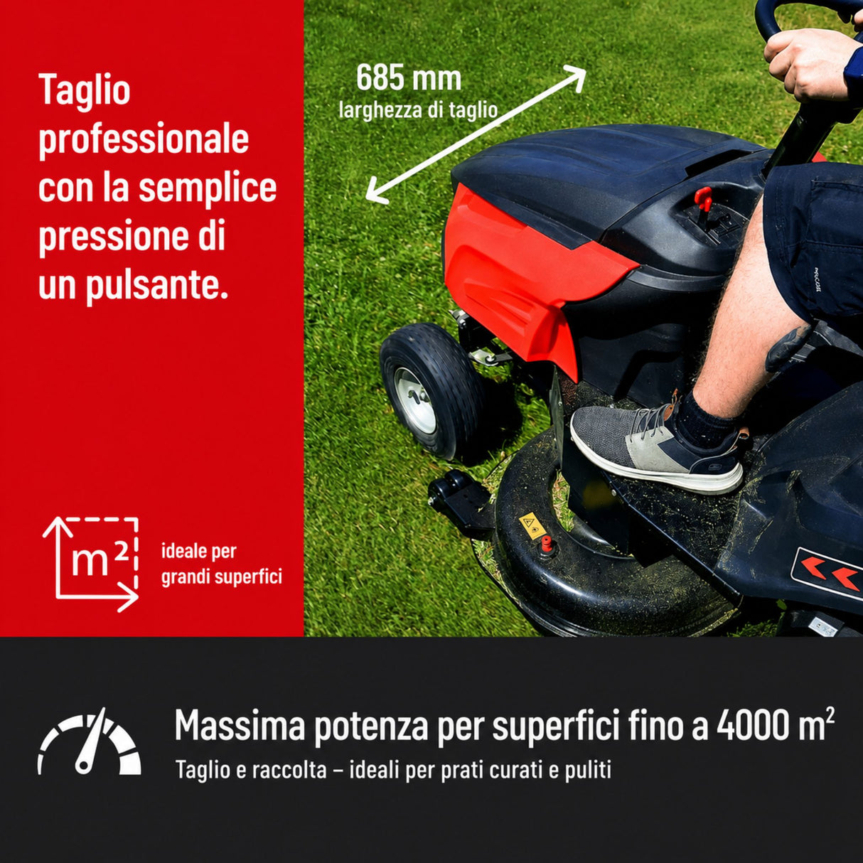 Güde GAR 685 T ride-on lawn mower