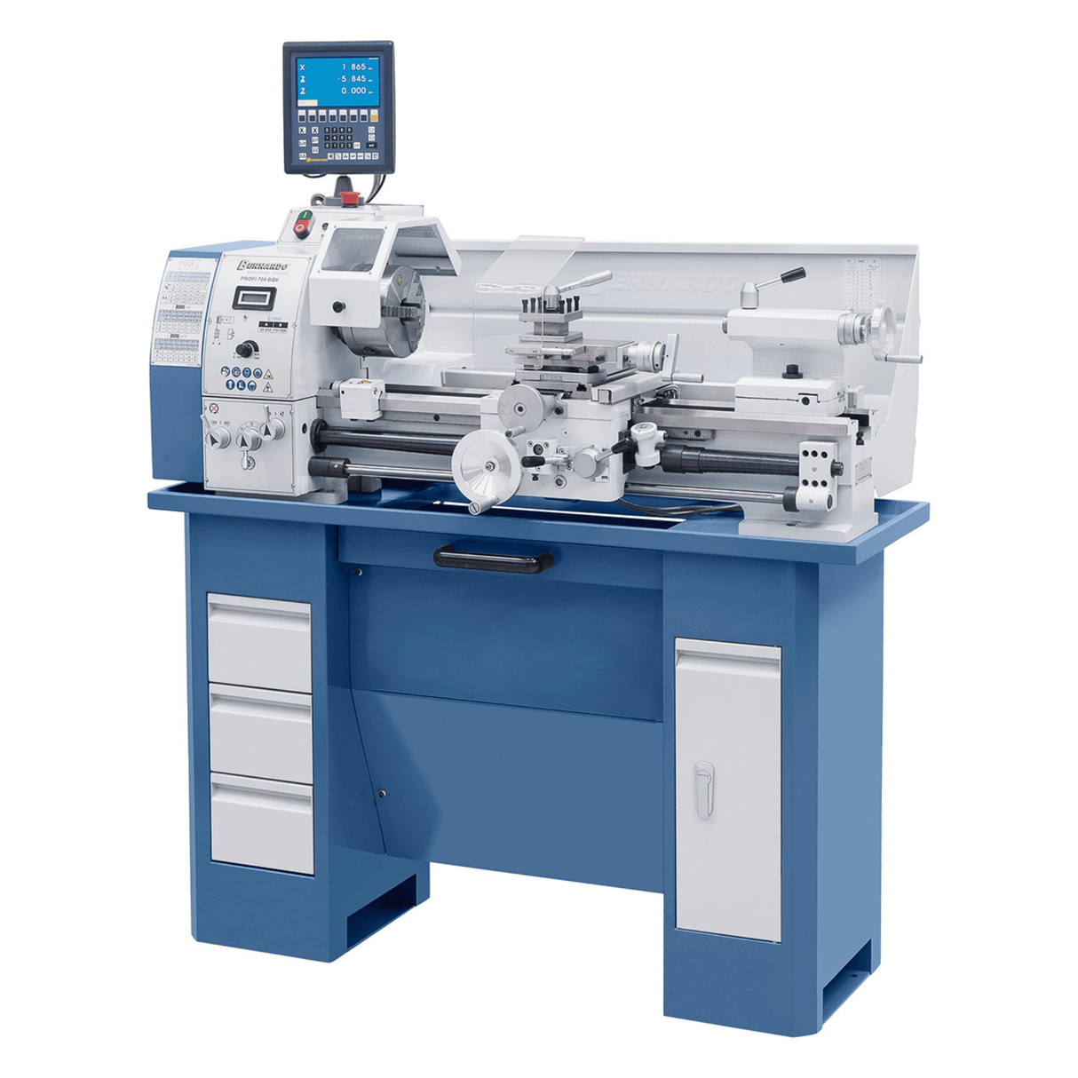Bernardo Profi 700 BQV Vario metal lathe / 230 V with DRO