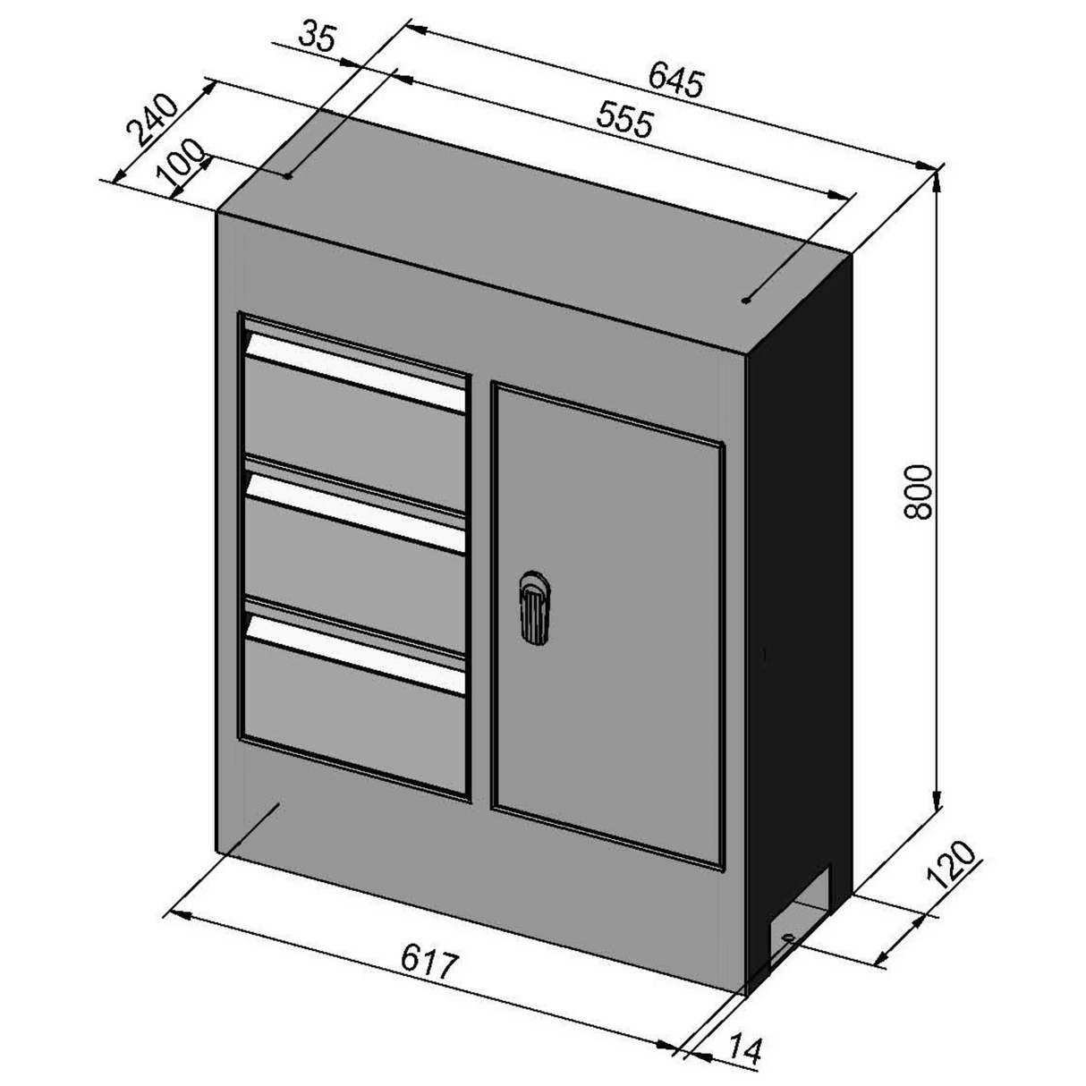 Support Accessory Bernardo Pedestal D1 Deluxe