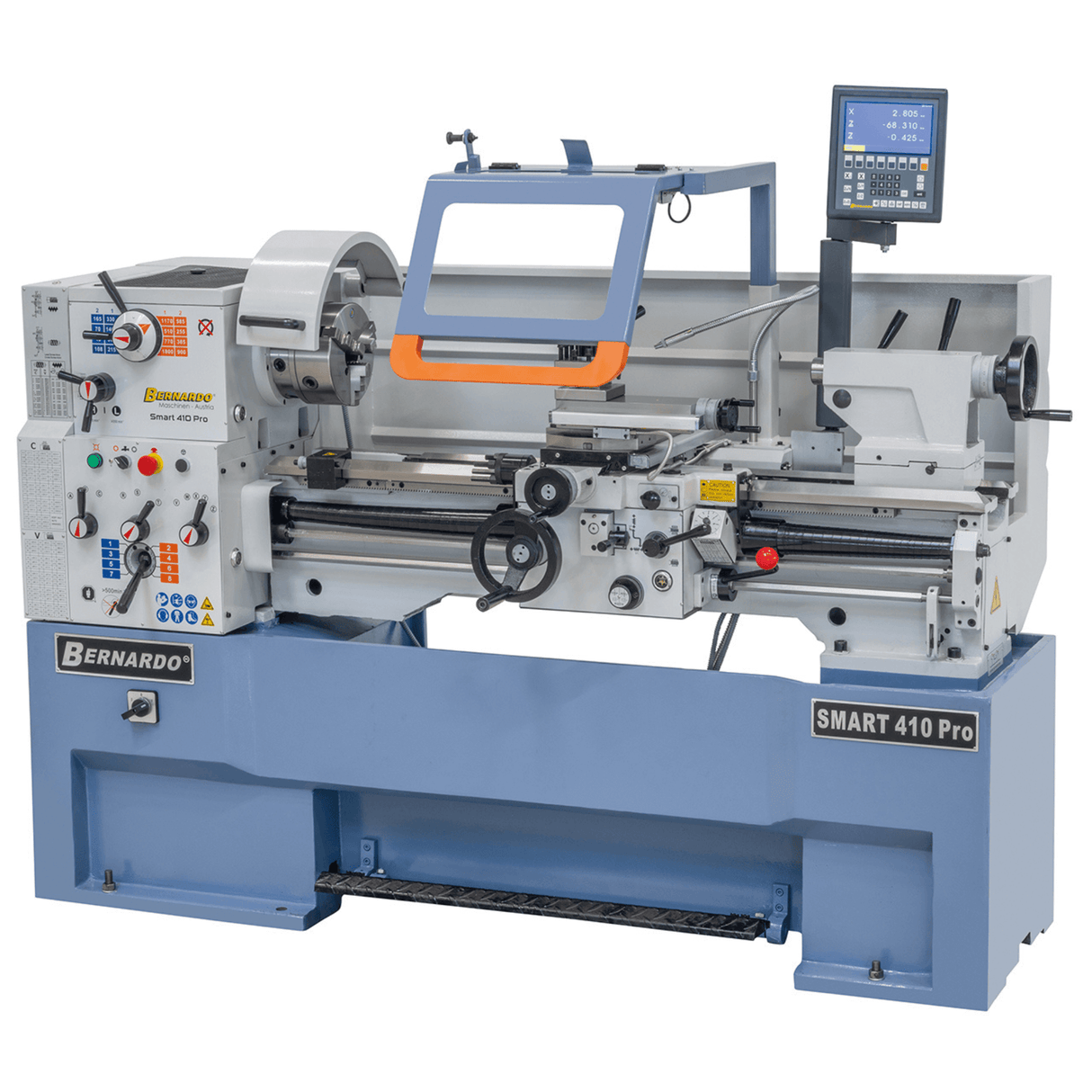 Bernardo parallel metal lathe Smart 410 x 1000 Pro with 3-axis DRO