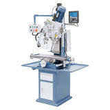 Bernardo FM 50 HSV Drill-Milling Machine 12 Speeds 75-3,200 rpm with Motorized Headstock Lift and 3-Axis DRO