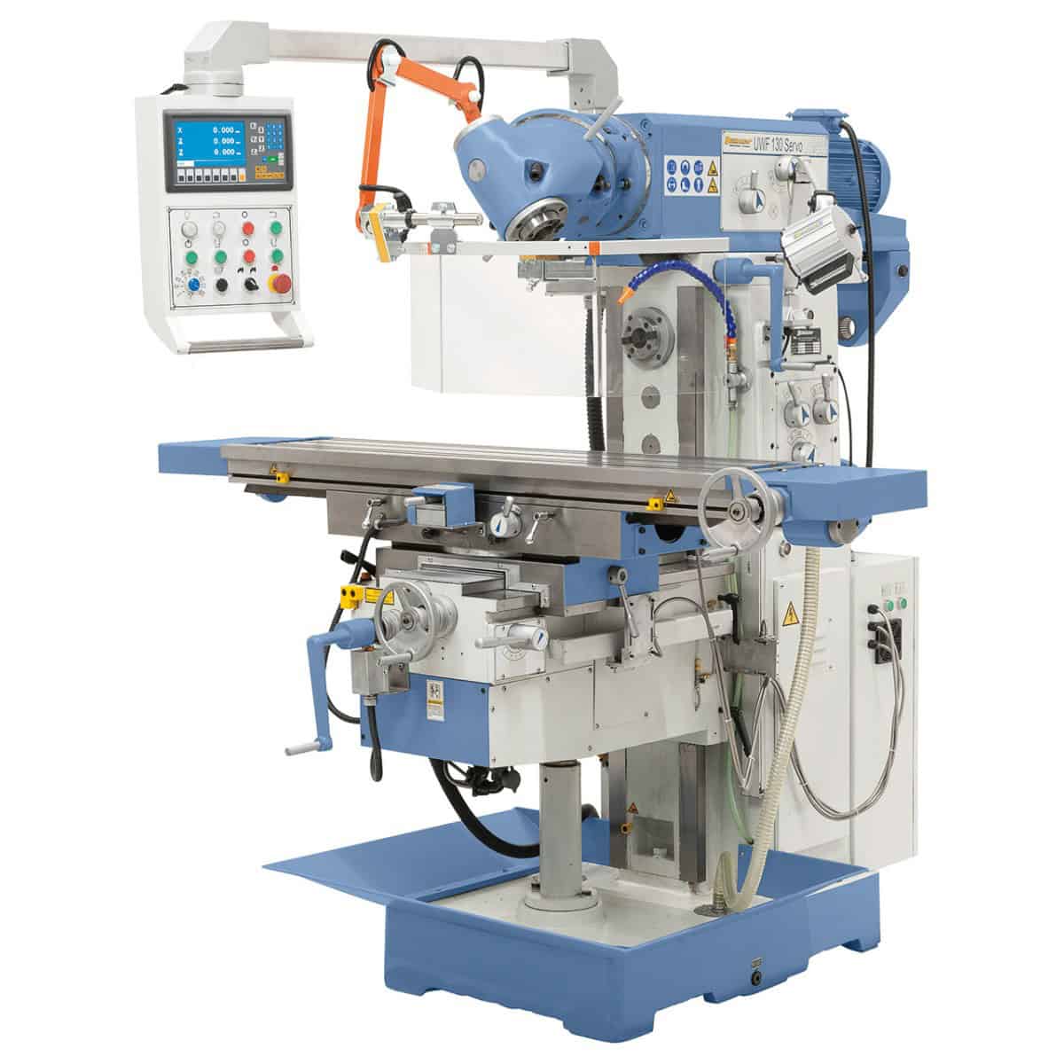 Bernardo Universal Milling Machine UWF 130 Servo with 3-axis DRO