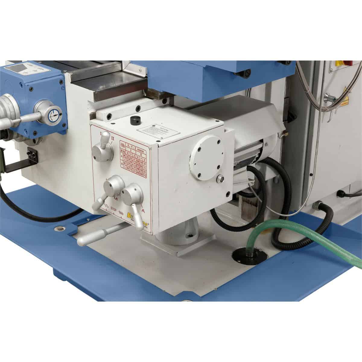 Bernardo UWF 95 N Universal Milling Machine – ISO 40, pneumatic clamping DIN 2080, table 1,600×360 mm, motors 2.2+2.2 kW, 3-axis DRO, weight 2,200 kg