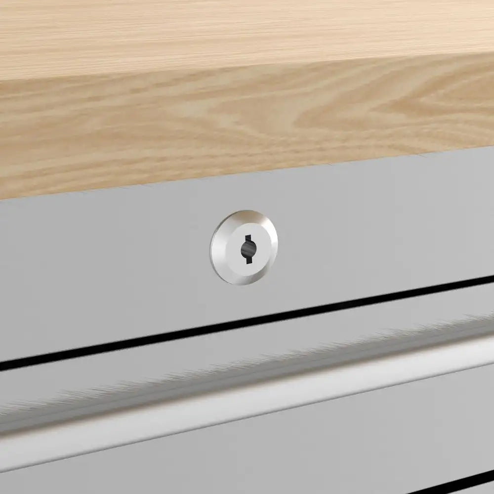 Guede workbench tool holder with GW 5 INOX bench