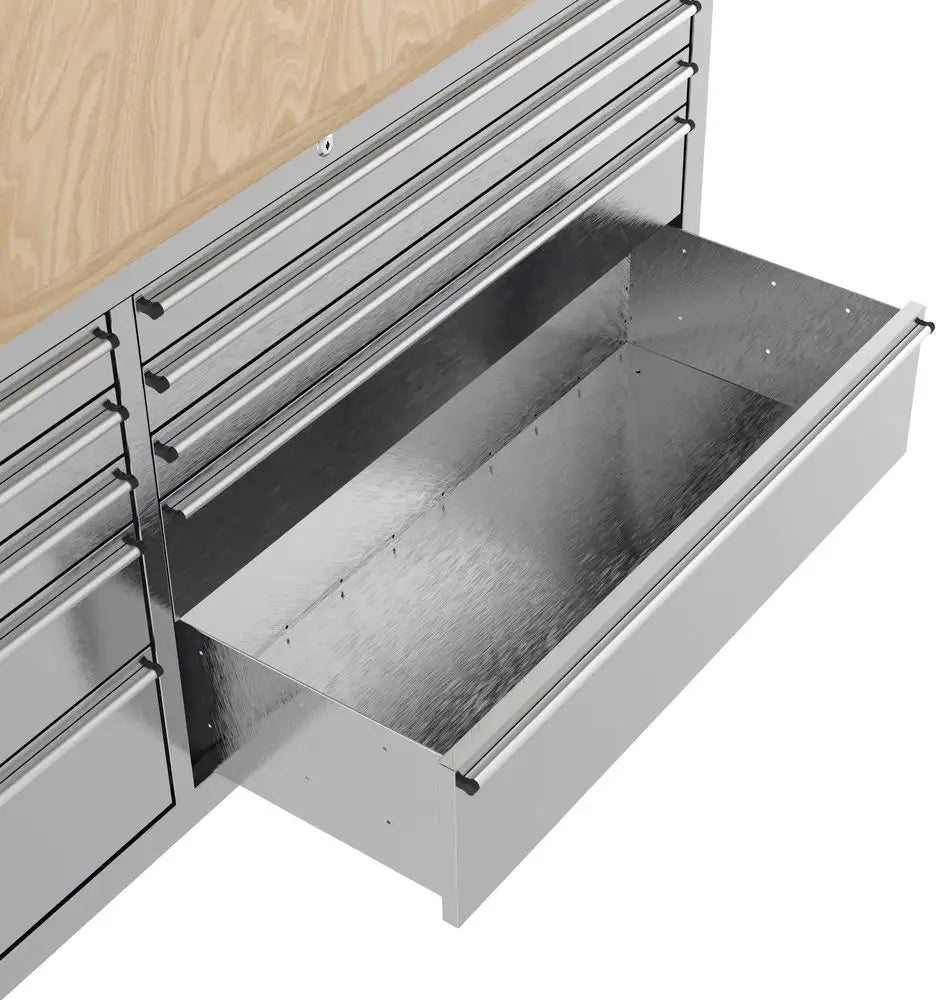 Guede workbench tool holder with GW 10 INOX bench