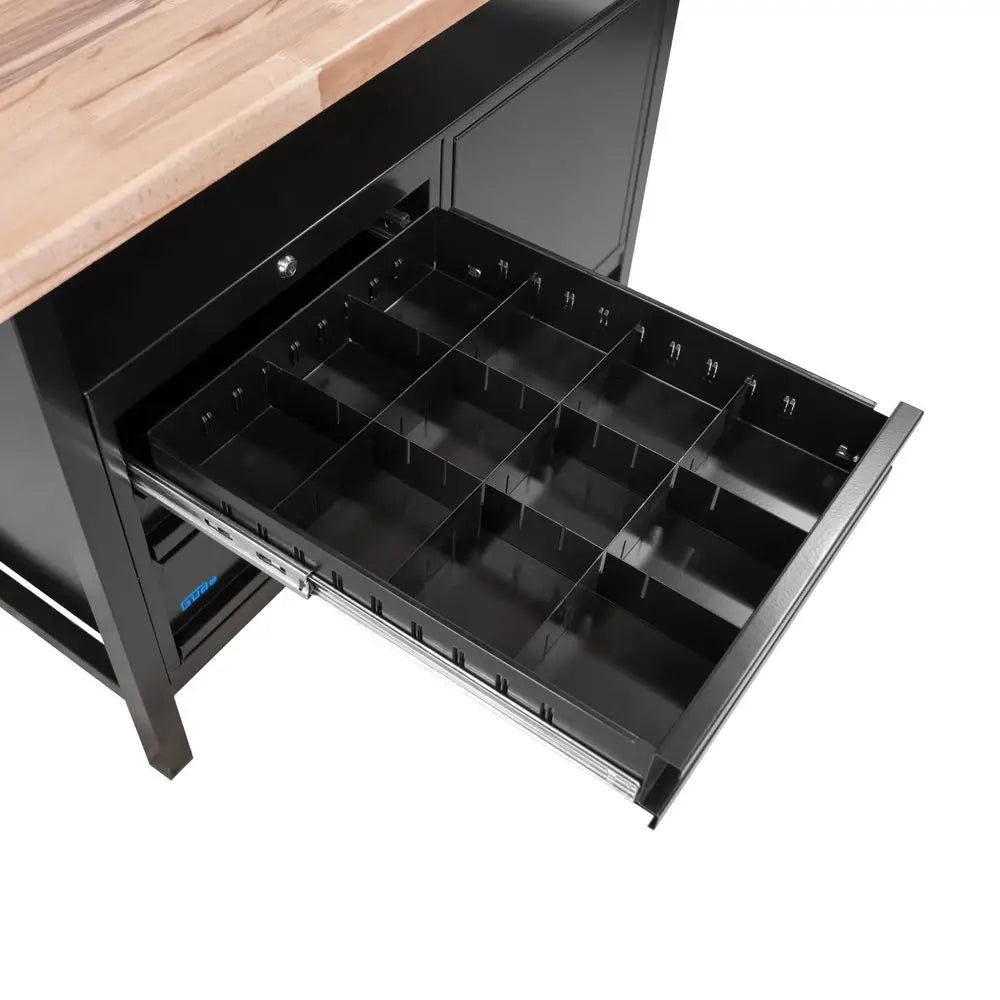 Guede workbench P 1200 SLT Black Line with drawers