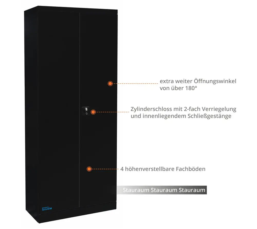 Guede Workbench Tool Cabinet TYPE B Black Line