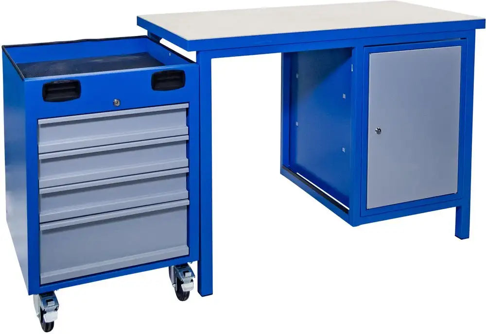Guede workbench 1200 SLT MULTI with integrated trolley
