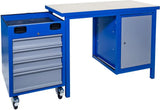 Guede workbench 1200 SLT MULTI with integrated trolley