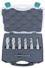 Set fresa a corona standard HSS CDS, 14 - 24 mm, profondità di foratura 25 mm