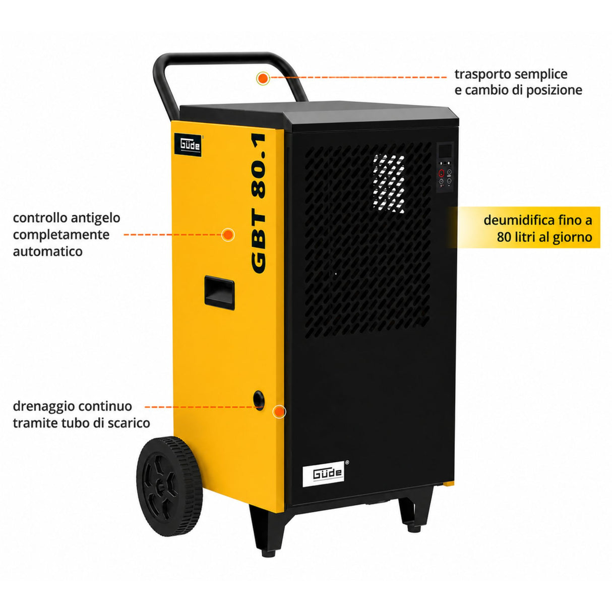 Güde Dehumidifier GBT 80.1