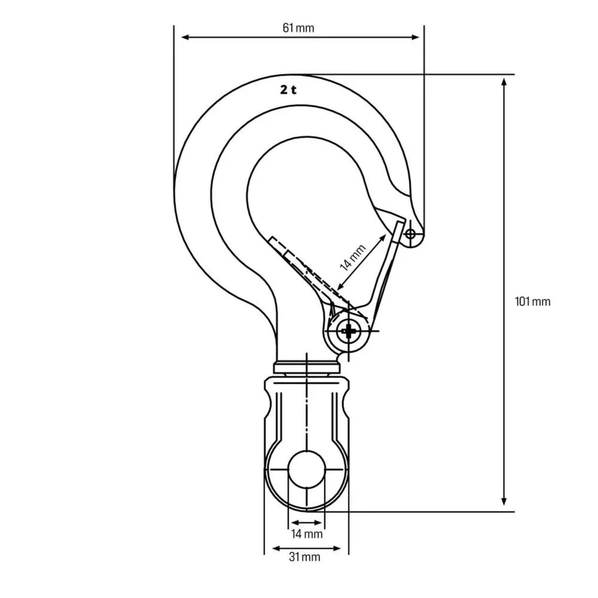 Güde Manual Winch 360 kg