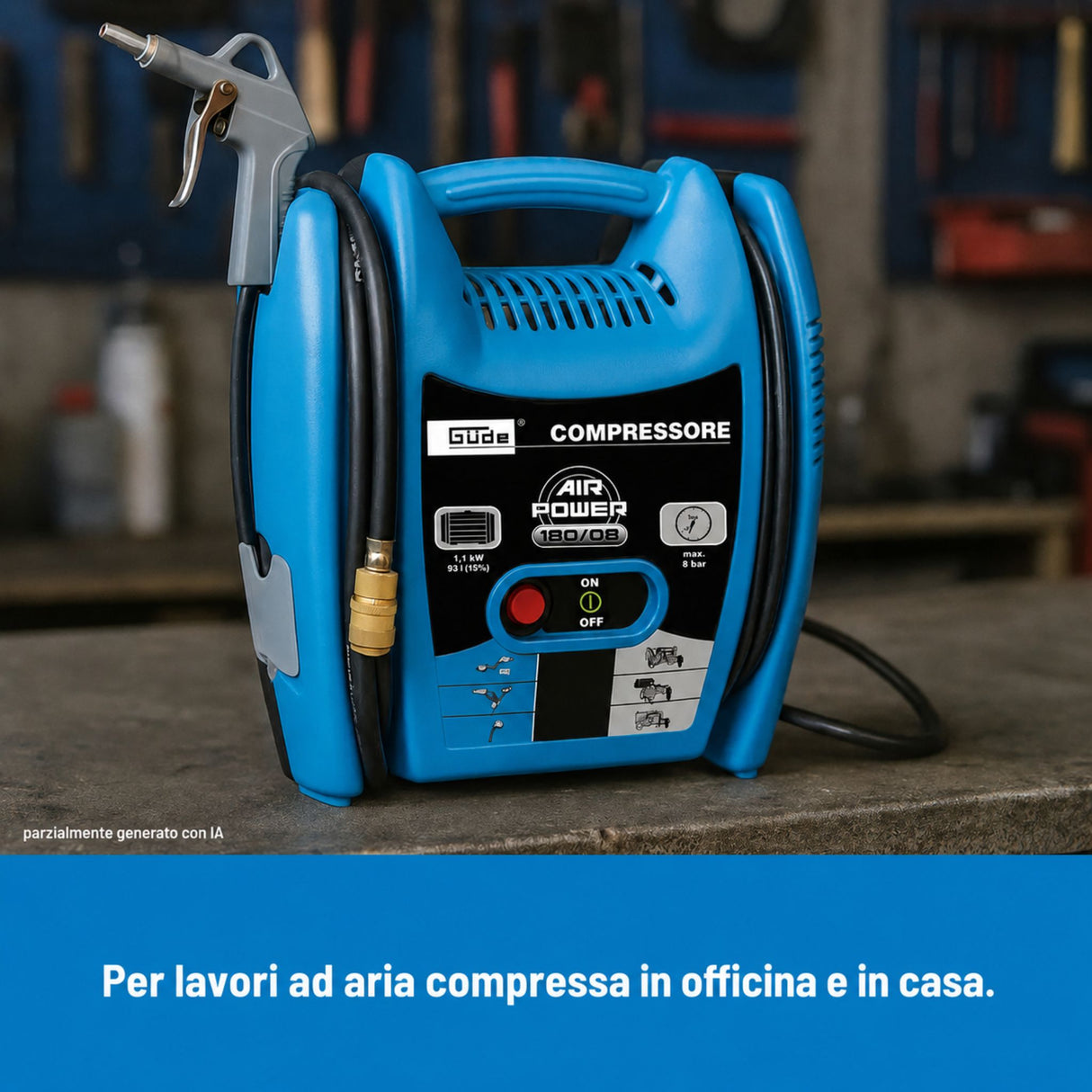 Güde Airpower 180/08 Portable Air Compressor