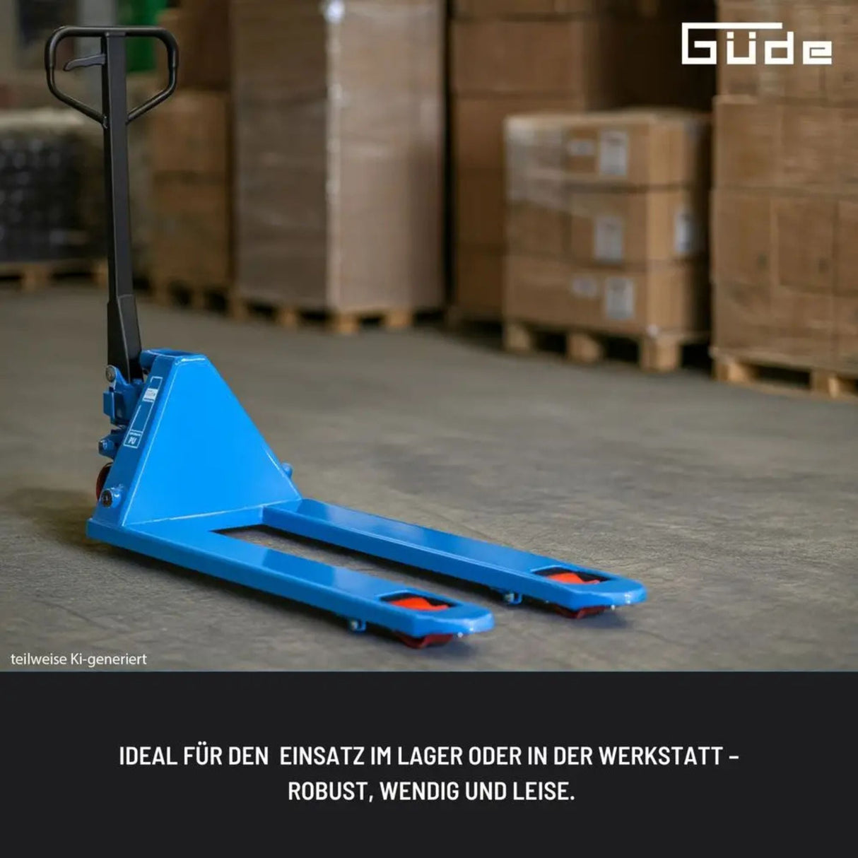 Güde Manual Pallet Truck 2500 kg – PU (Polyurethane)