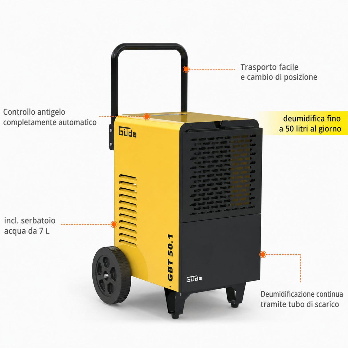 Güde Dehumidifier GBT 50.1
