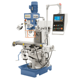Bernardo UWF 80 E Universal Milling Machine – ISO 40 vertical and horizontal, 3-axis DRO ES-12 H, table 1,000×240 mm tiltable ±45°