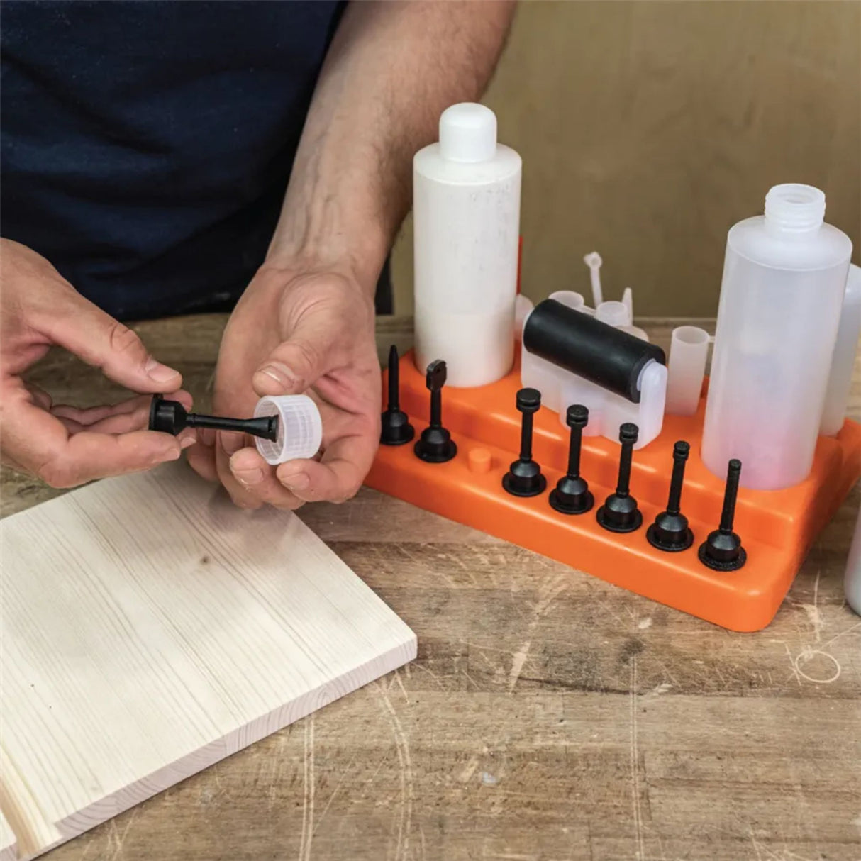 Glue applicator kit - 13 nozzles + 2 bottles