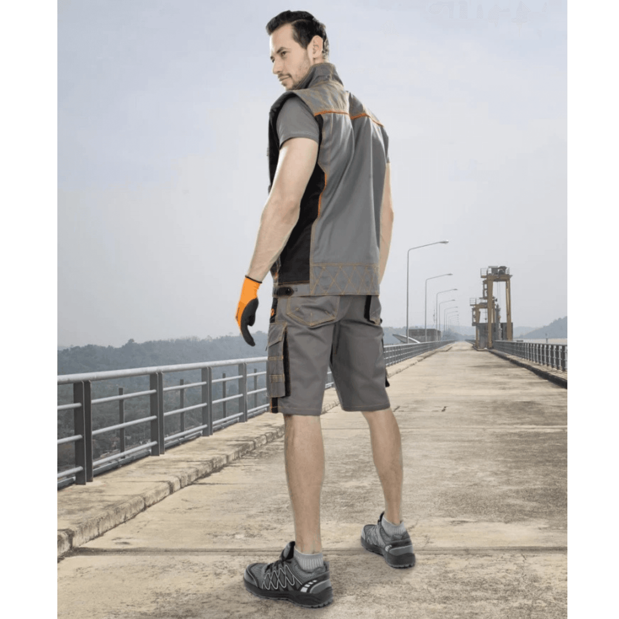 Ardon Personal Protective Equipment VISION Work Vest grey/black