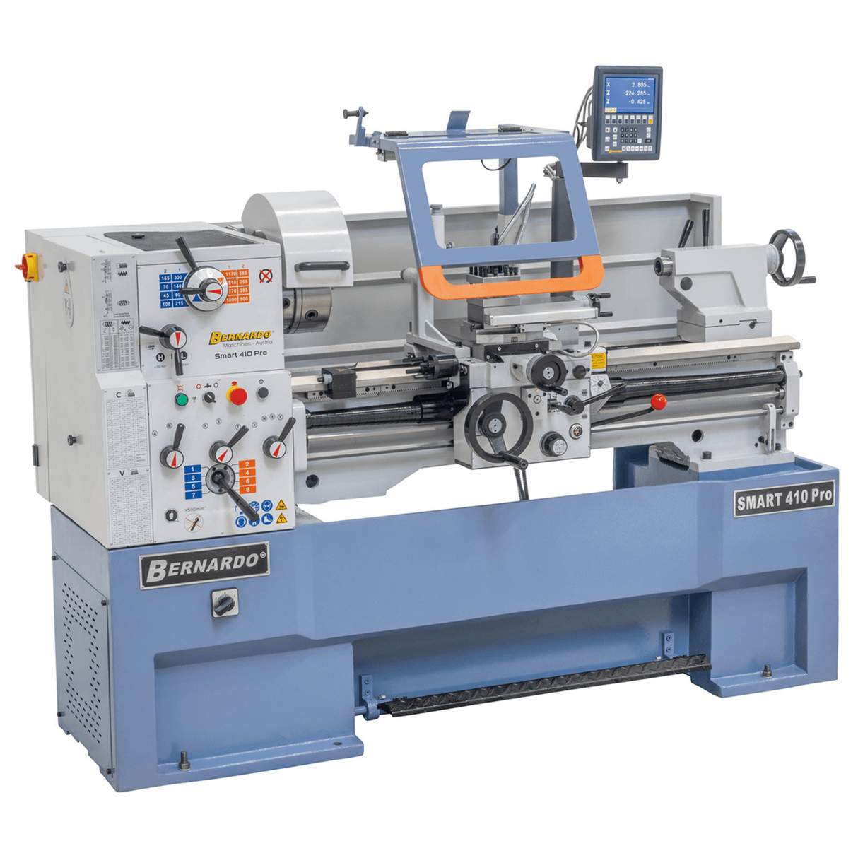 Bernardo Smart 410 x 1500 Pro Metal Lathe with 3-Axis DRO