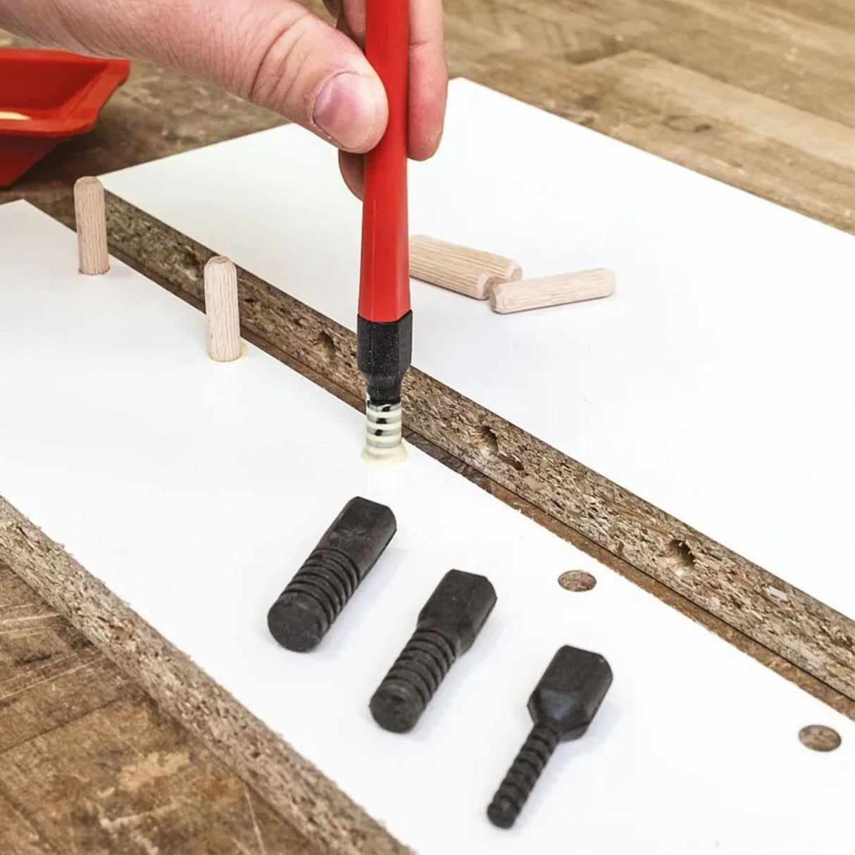 Silicone glue applicator kit