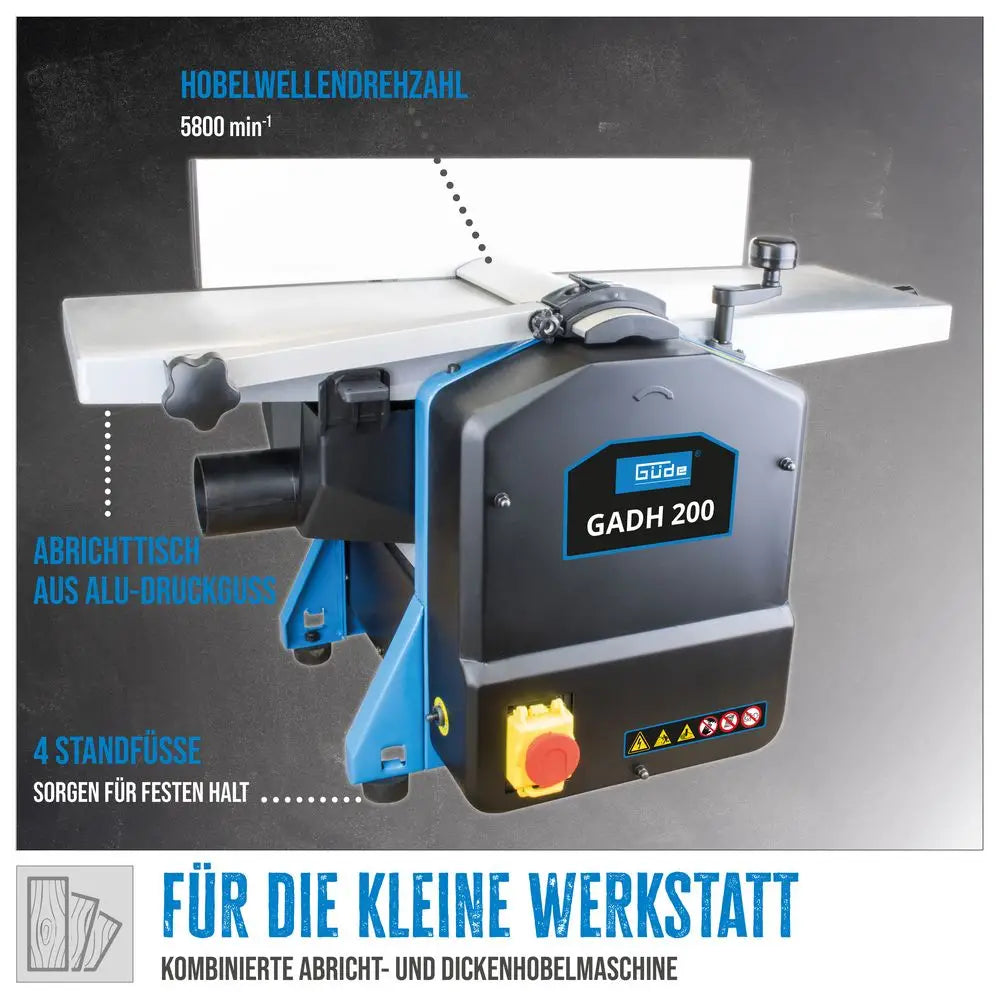 Guede Surface Planer and Thicknesser GADH 200