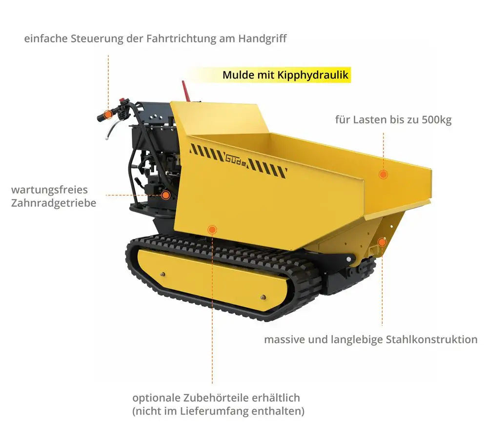 Guede GRD 500/R Tracked Dumper