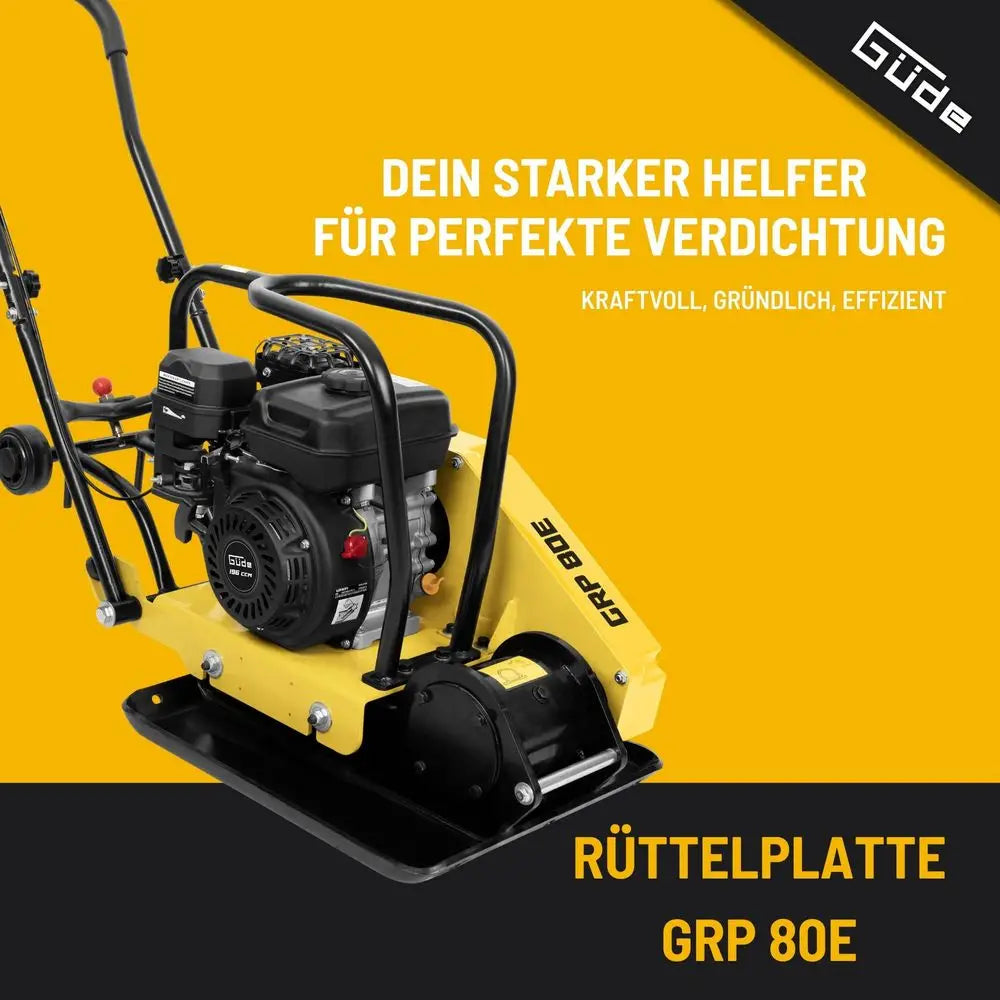 Guede GRP 80E Vibrating Plate – 80 mm