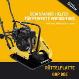 Guede GRP 80E Vibrating Plate – 80 mm