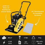 Guede GRP 80E Vibrating Plate – 80 mm