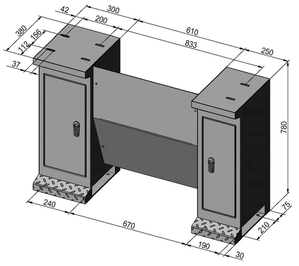 D6 base for the Profi(center) 700 series