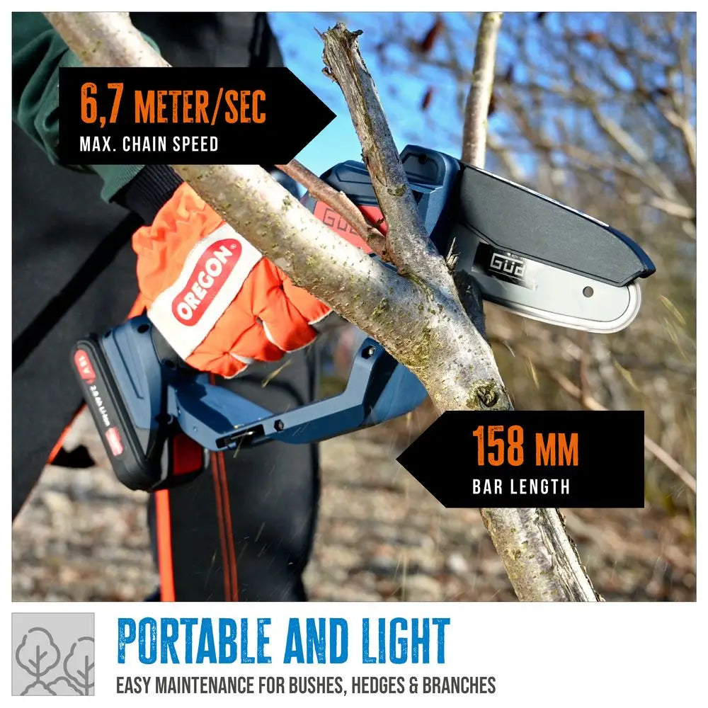 Guede MK 18-0 Compact Cordless Chainsaw Gardening Tool