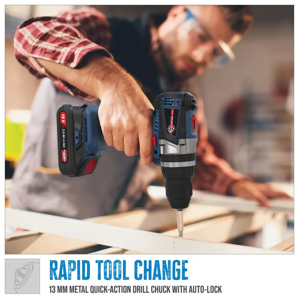 Guede BSB 18-0 Cordless Impact Drill Handheld Power Tool