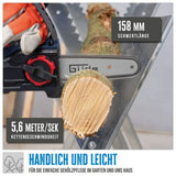 Gardening tool Guede Mini Chainsaw Güde GMK 18-201-05