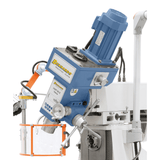Bernardo UWF 80 E Vario Universal Milling Machine – ISO 40, variable speed vertical spindle (Delta-Frequency inverter), ES-12 H 3-axis DRO
