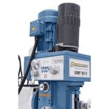 Bernardo UWF 90 V Universal Milling Machine with pneumatic clamping DIN 2080 – ISO 40, double spindle, table 1,270×280 mm, 3-axis DRO