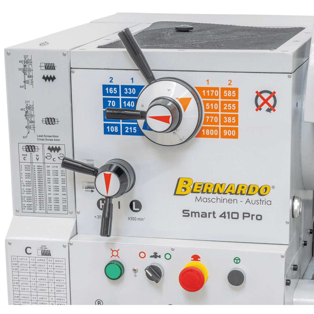Bernardo Smart 410 x 1500 Pro Metal Lathe with 3-Axis DRO