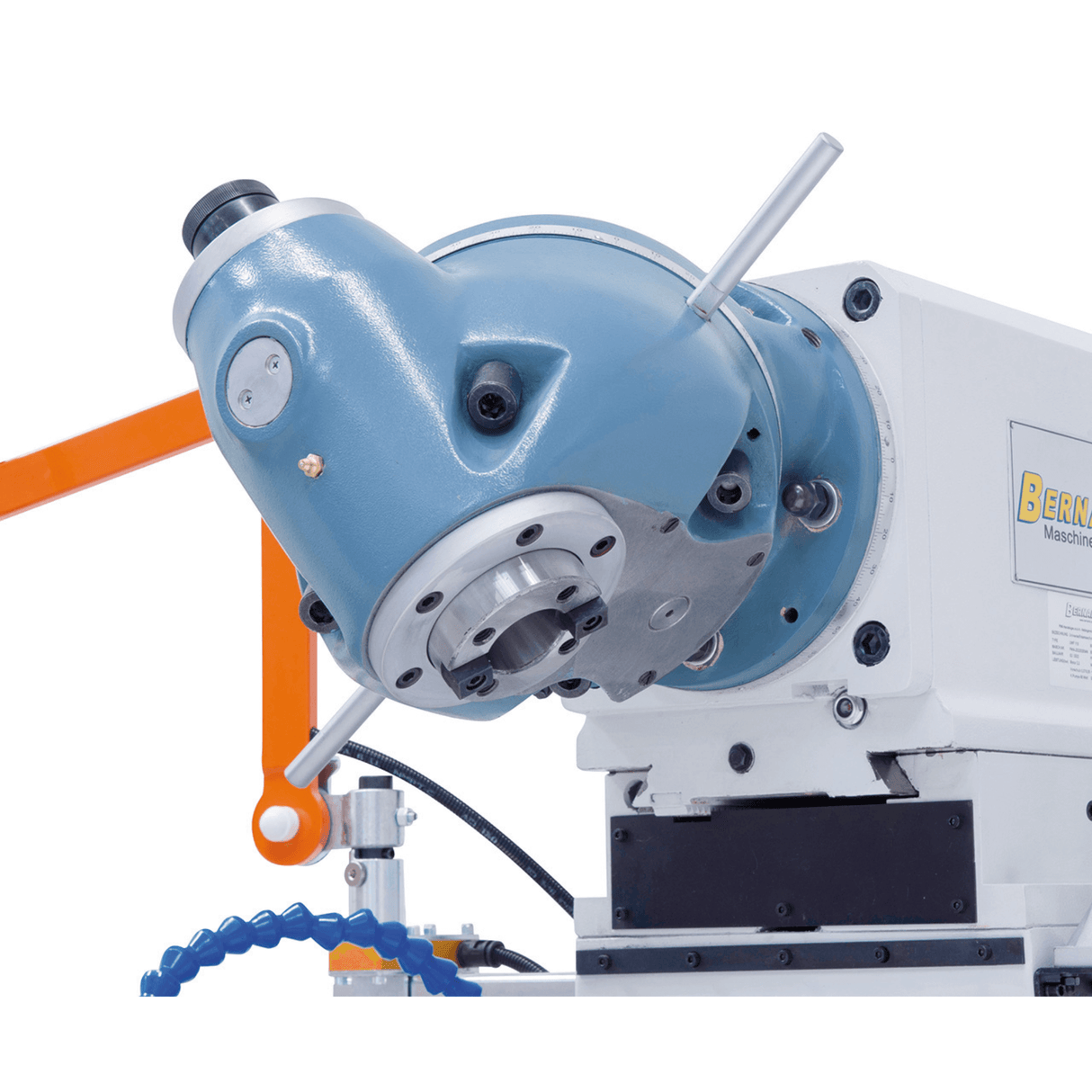 Bernardo UWF 110 Universal Milling Machine – 360° universal head, ISO 40, 1,120×260 mm table, 2.2 kW motor, ES-12 H 3-axis DRO