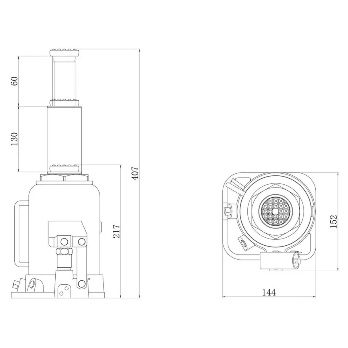 Güde GSH-20T Bottle Jack