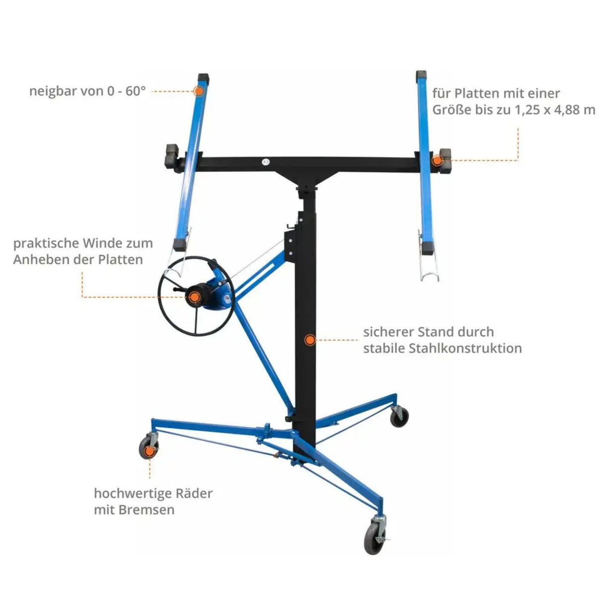 Güde drywall lifter - 68 kg