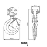 Güde spur gear hoist 1000 kg