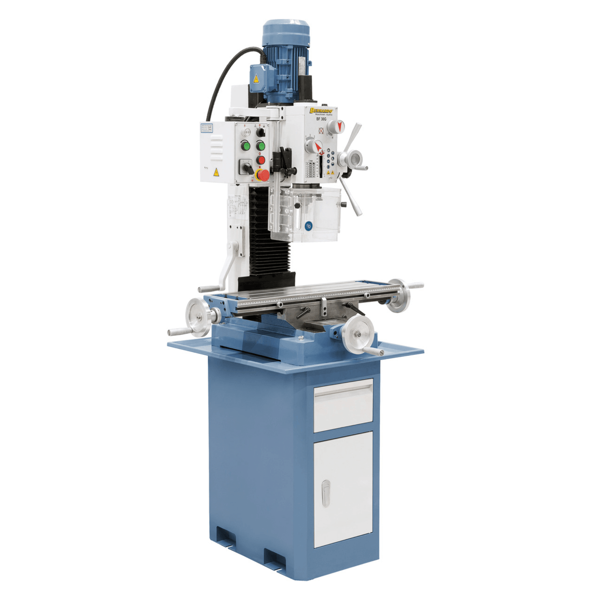 Bernardo BF 30 G drill-milling machine, mechanical gear, 12 speeds 95-2,840 rpm, drilling Ø30 mm