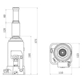 Güde Bottle Jack GSH-10T